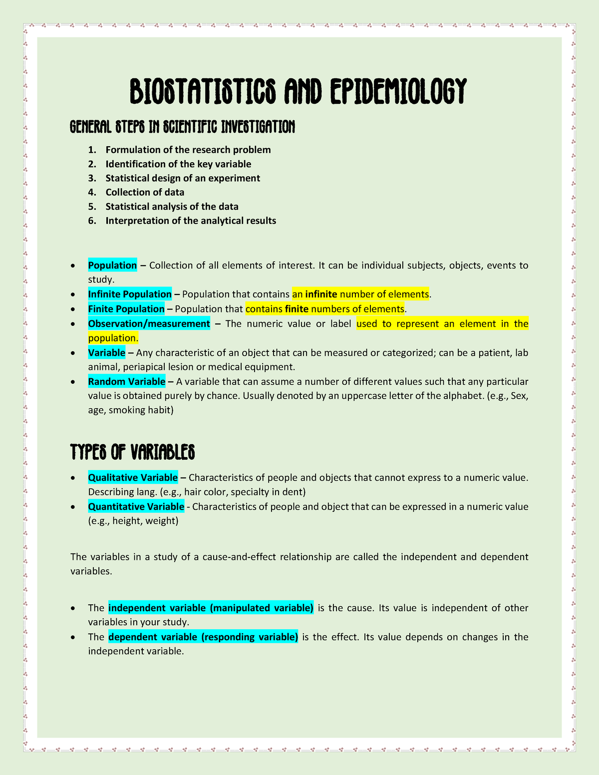 biostatistics dissertation topics