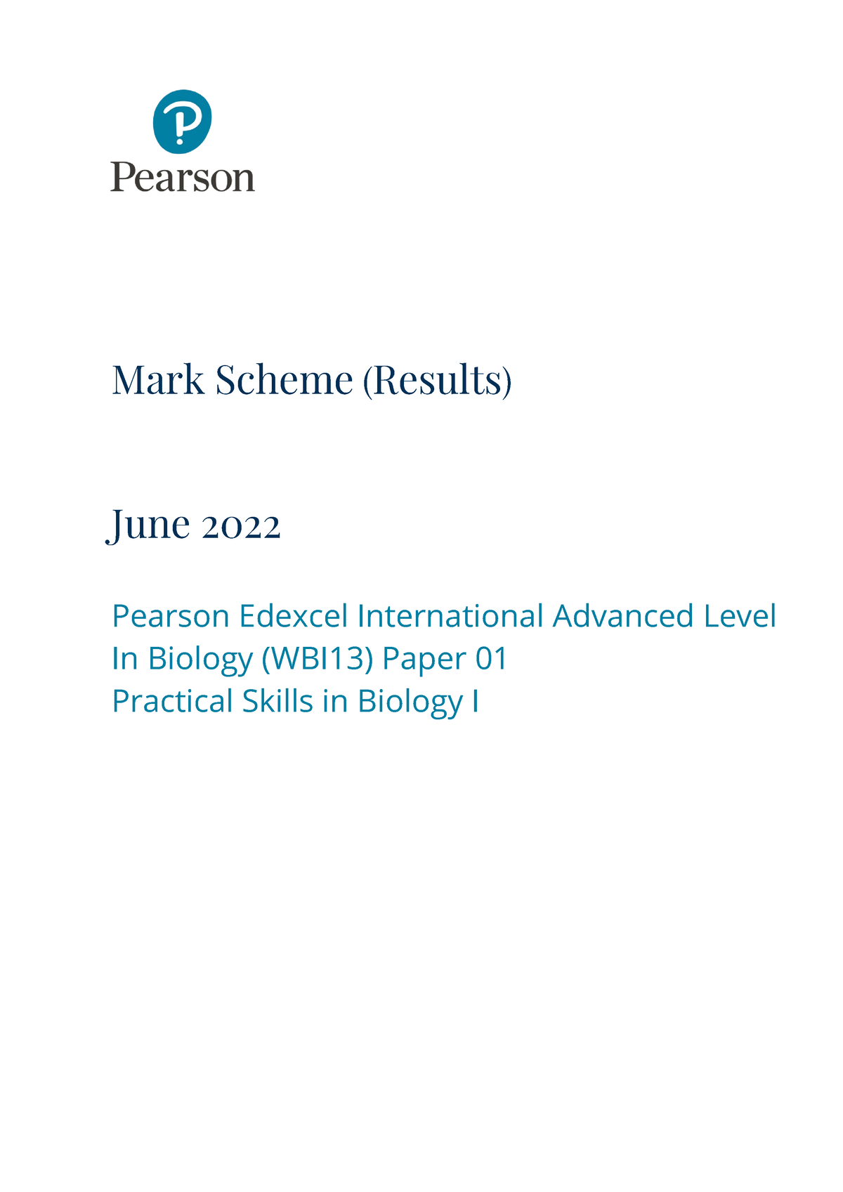 B3 Ms - Bjbjgukjk - Mark Scheme (Results) June 2022 Pearson Edexcel ...