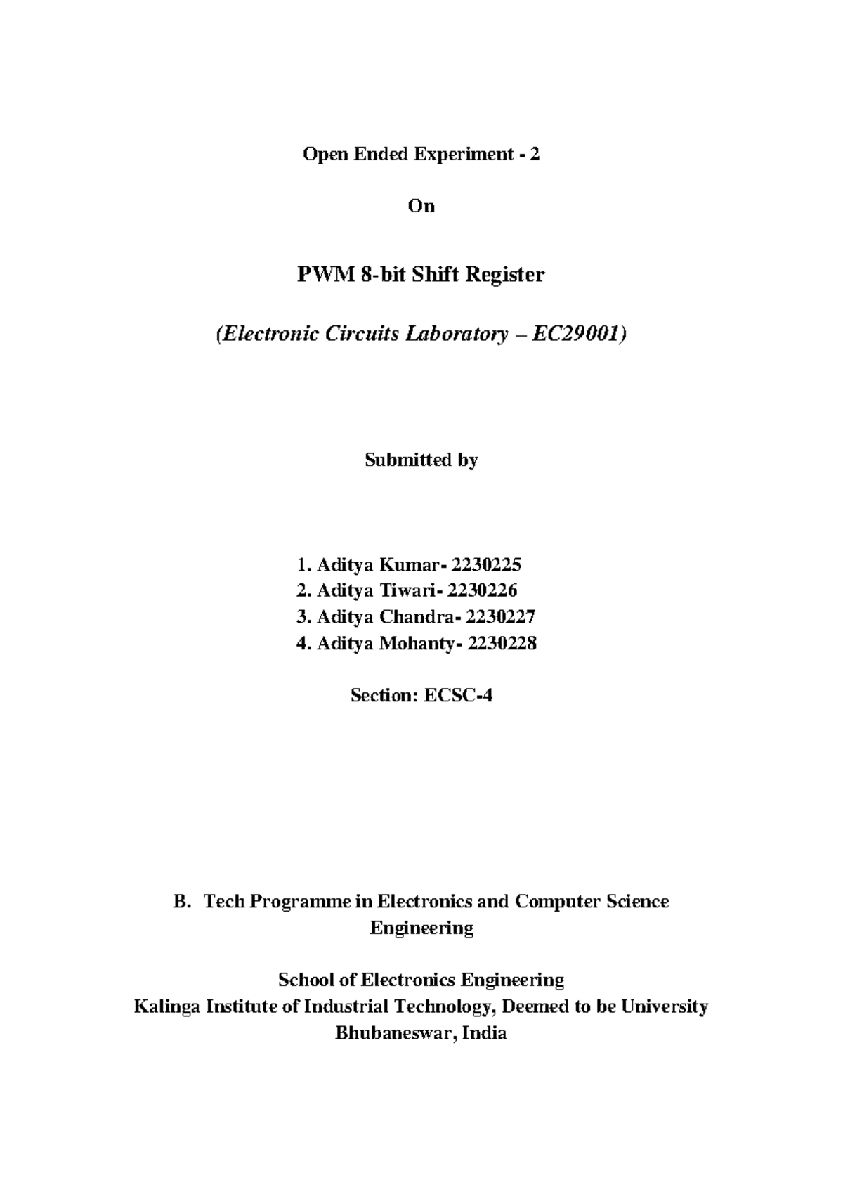 Open Ended-2 - Open Ended 2 (Digital) - Open Ended Experiment - 2 On ...