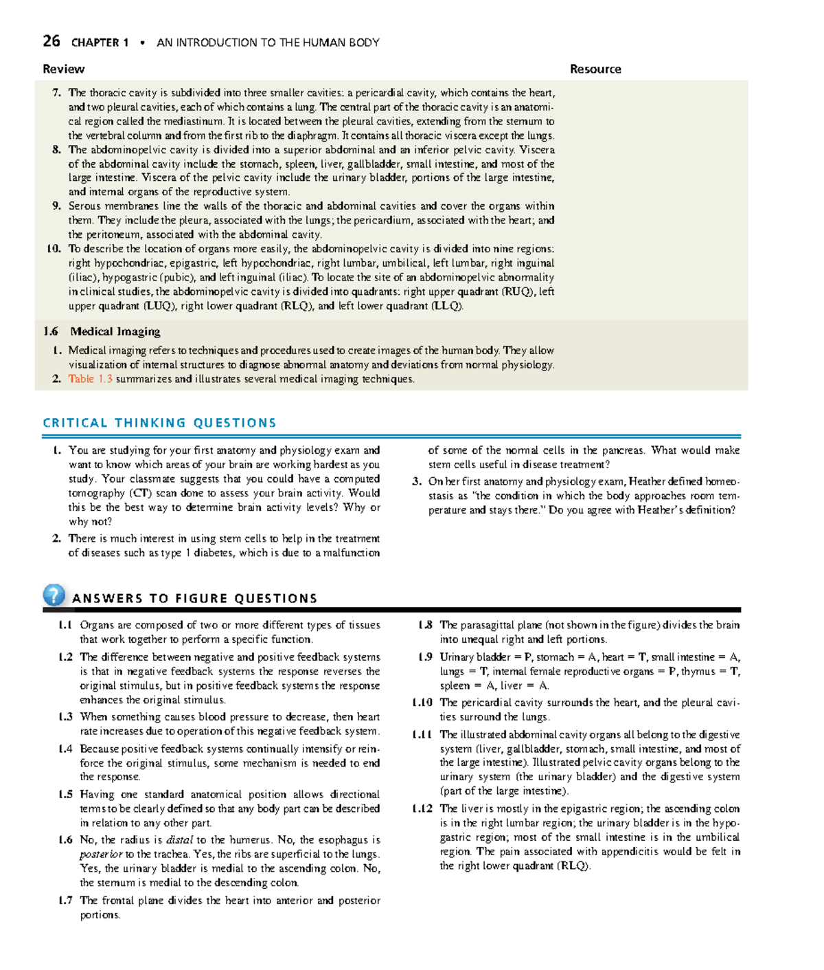 Anatomyand Physiology-20 - 26 CHAPTER 1 • AN INTRODUCTION TO THE HUMAN ...