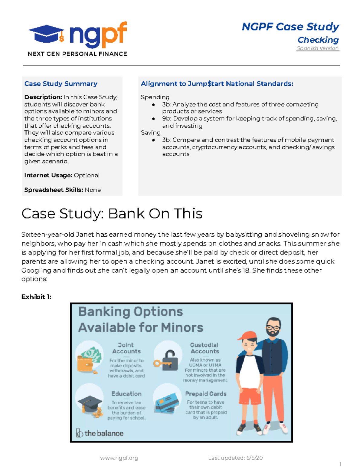 ngpf case study checking 1 answers quizlet