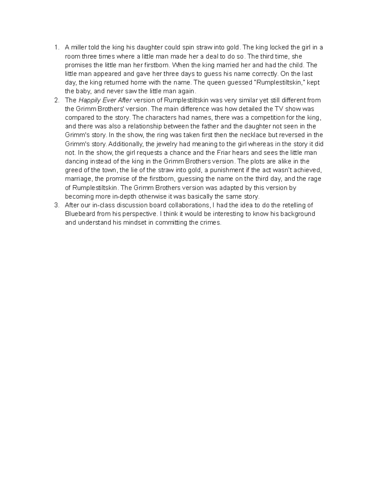 Rapunzel homework A miller told the king his daughter could spin