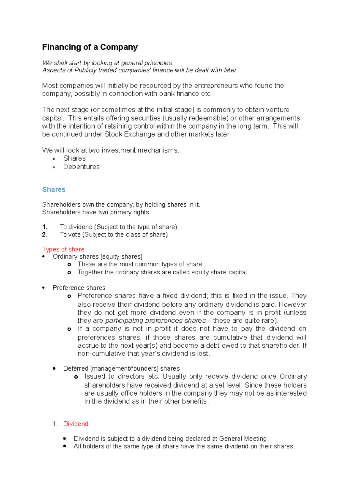 financing-of-a-company-aspects-of-publicly-traded-companies-finance