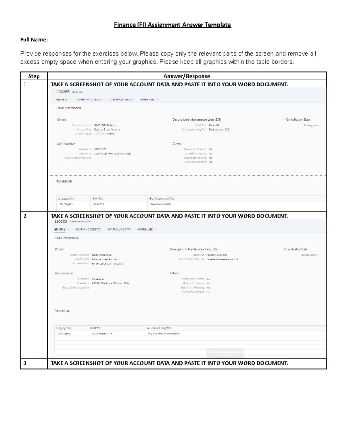 Answer Template-FI - J Miguel Almeida - Finance (FI) Assignment Answer ...