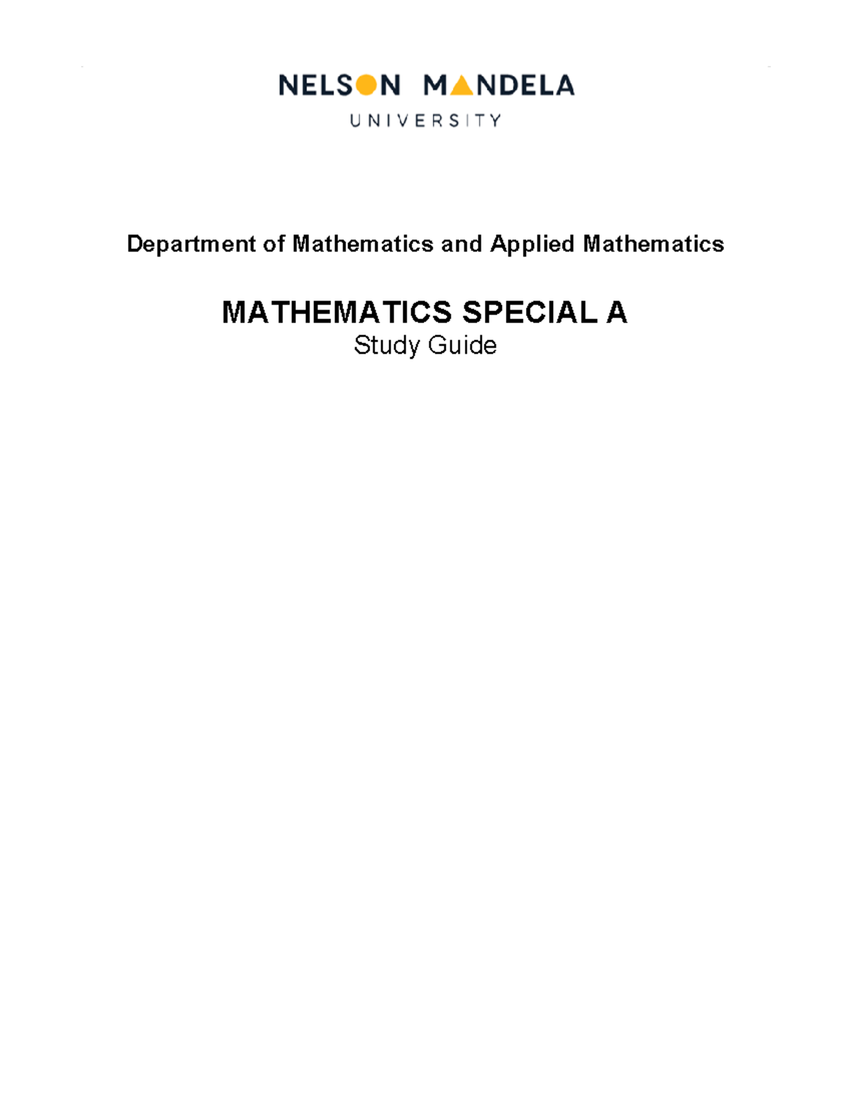 MATA Notes ( Edited - 2017 ) - Page Department of Mathematics and ...