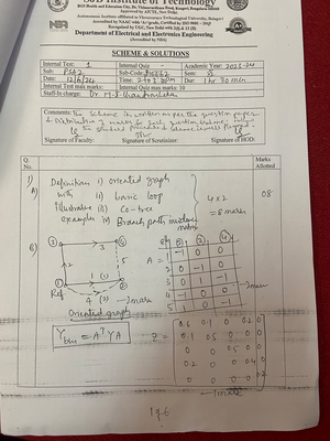 Competion Mar 80marks 2023-1 - 50 V Semester 3 Year Semester 5 Year B ...