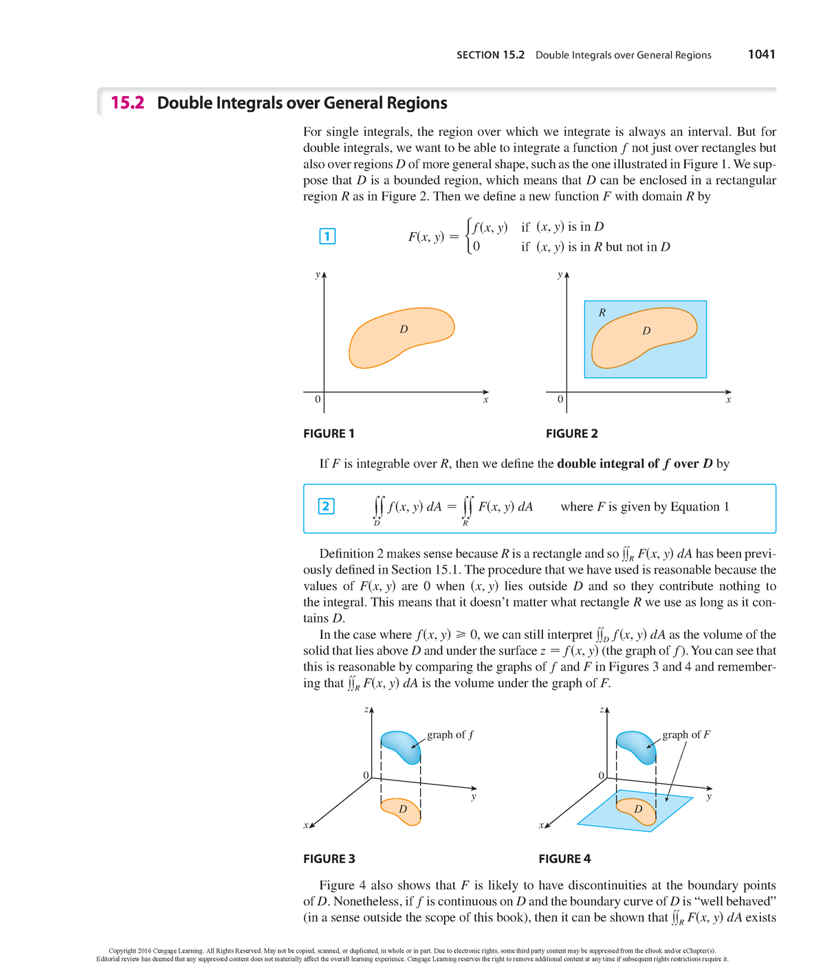 Math Ch-15-2 - Math Work - SECTION 15 Double Integrals Over General ...