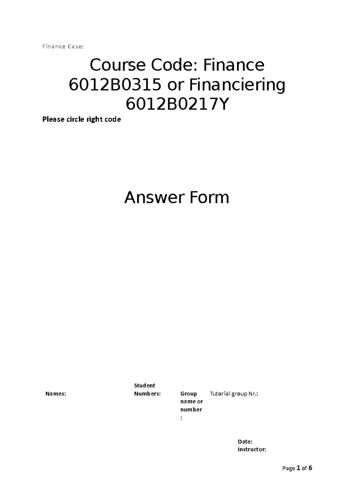 model-solution-form-finance-aanvulling-formules-finance-case-course