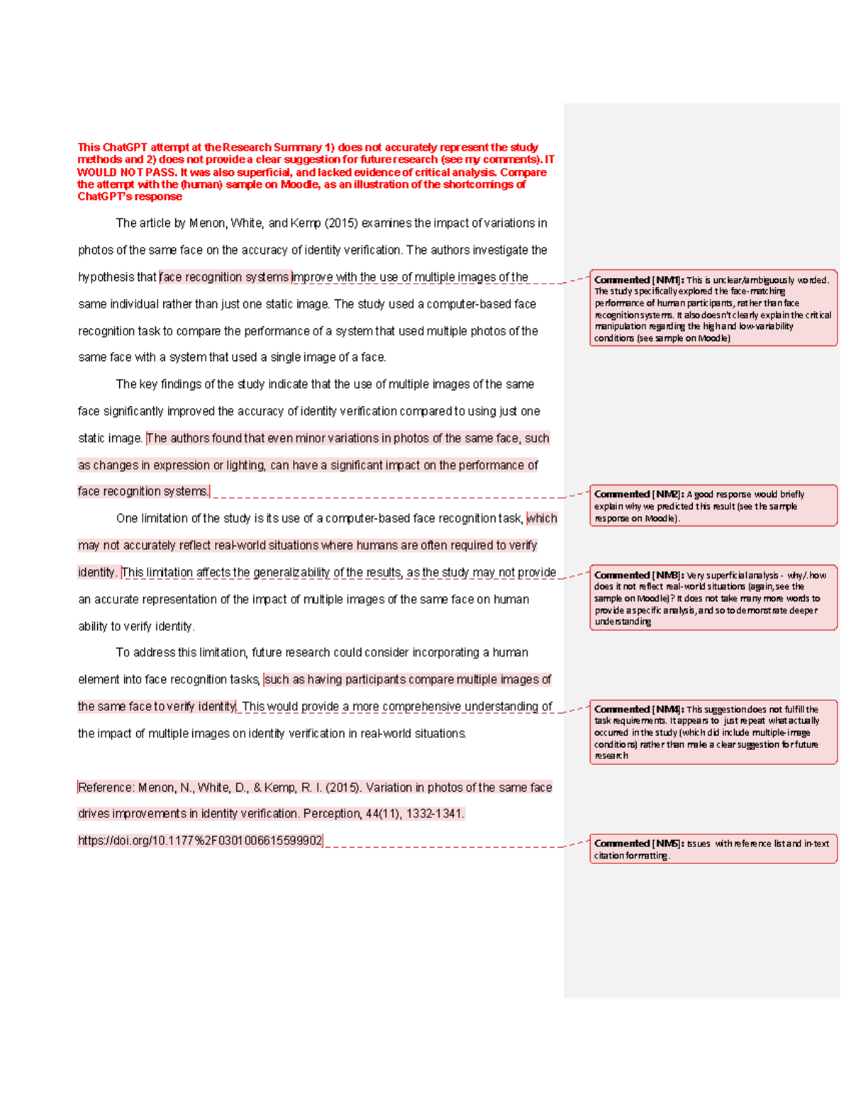 Chat GPT Research Summary Task annotated - This ChatGPT attempt at the ...