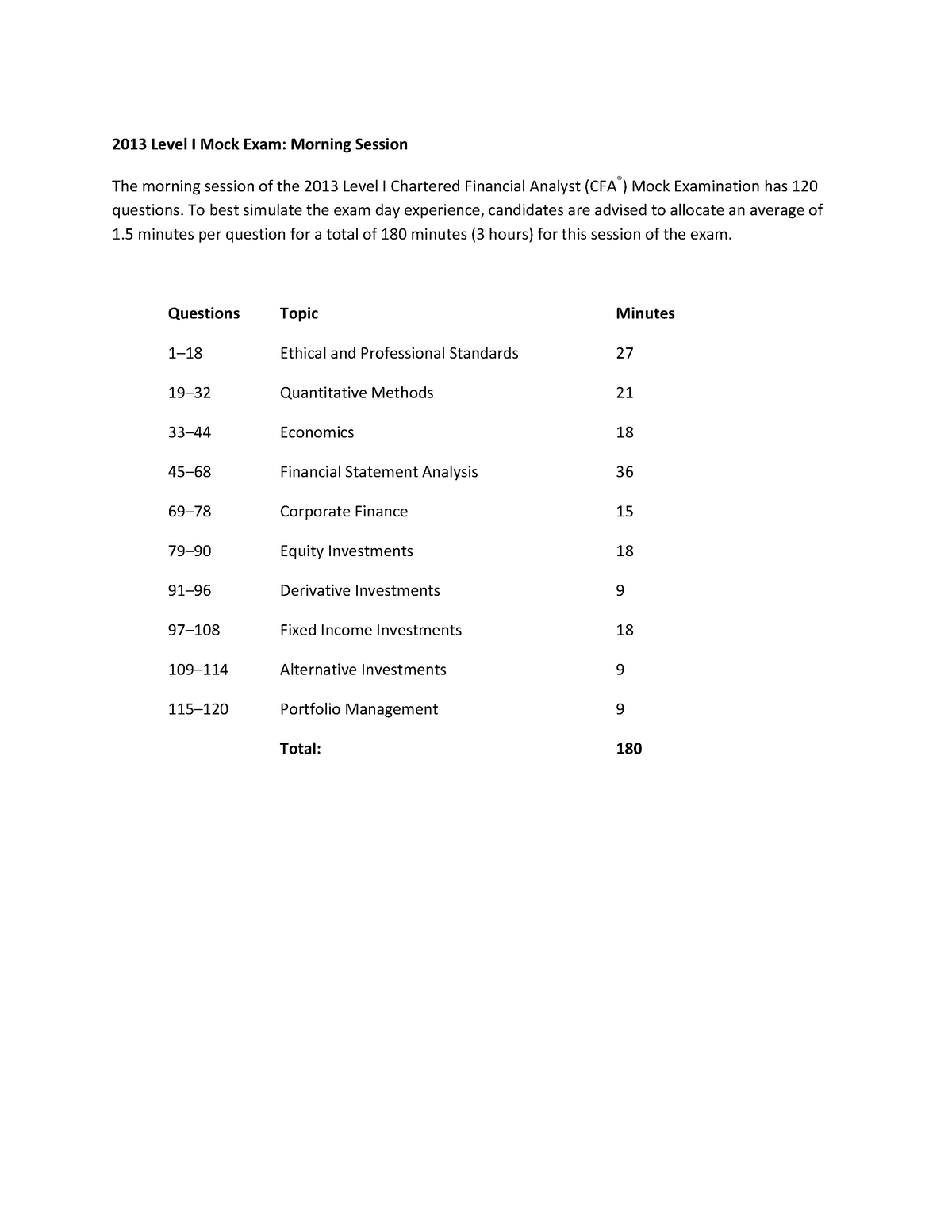 2013-course-of-cfa-level-1-mock-exame-2013-2013-level-i-mock-exam