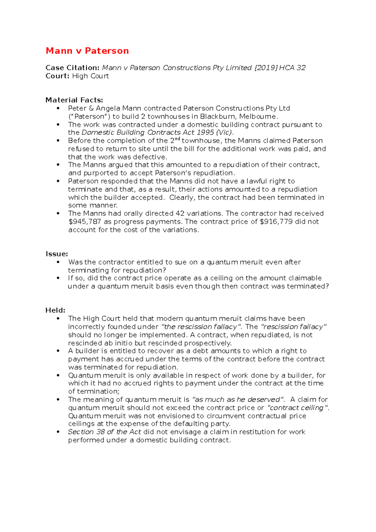 mann-v-paterson-case-summary-mann-v-paterson-case-citation-mann-v