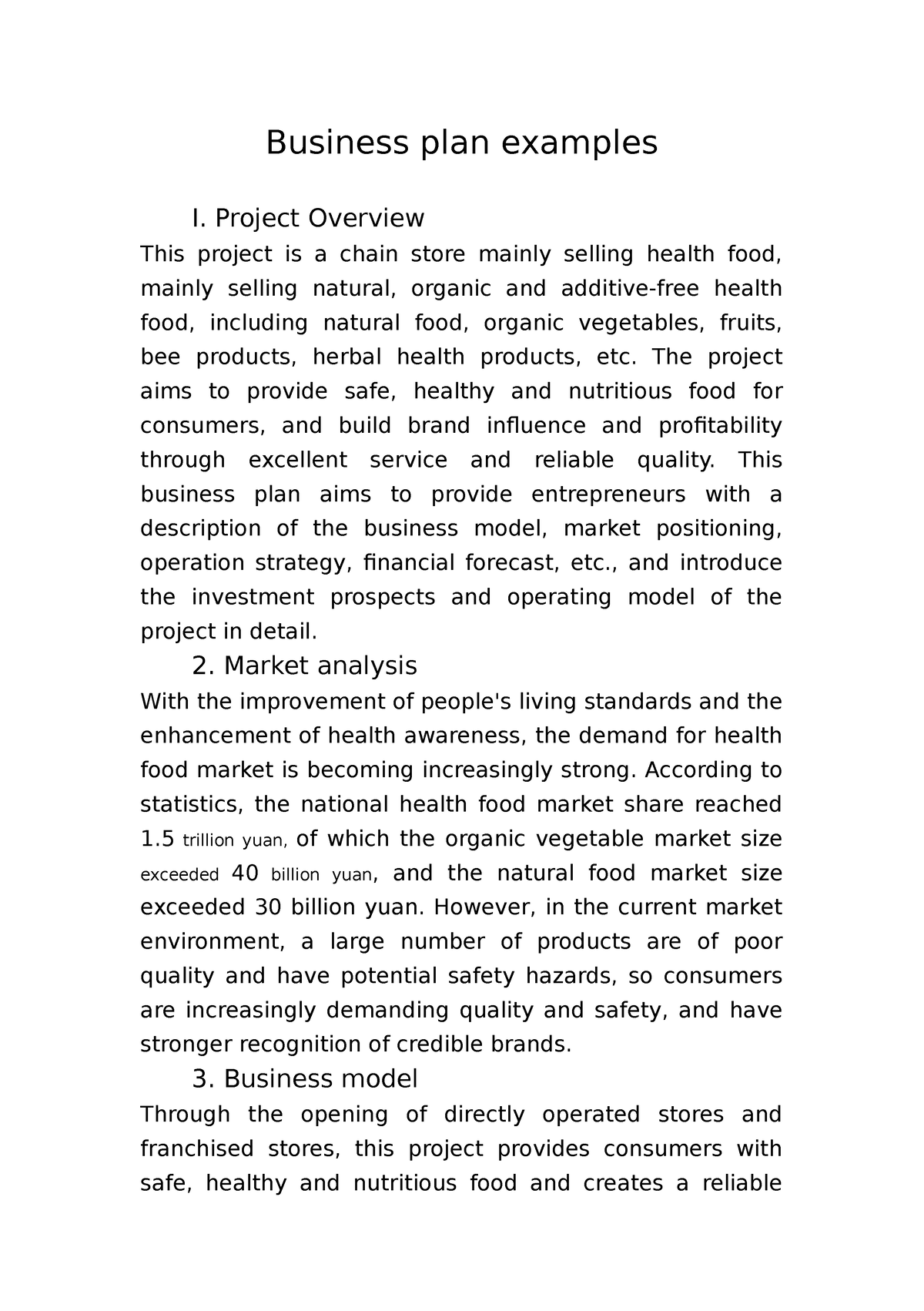 business-plan-examples-project-overview-this-project-is-a-chain-store