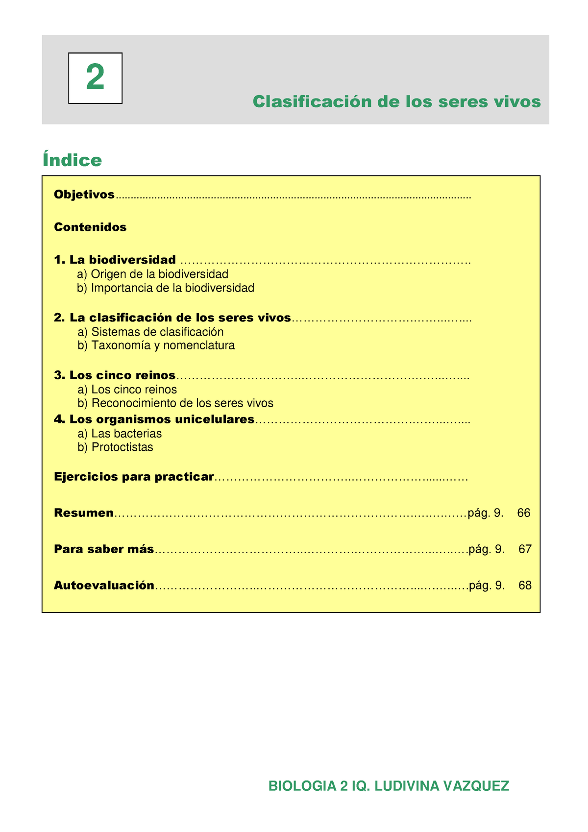 Clasificación De Los Seres Vivos 2 - ClasificaciÛn De Los Seres Vivos ...