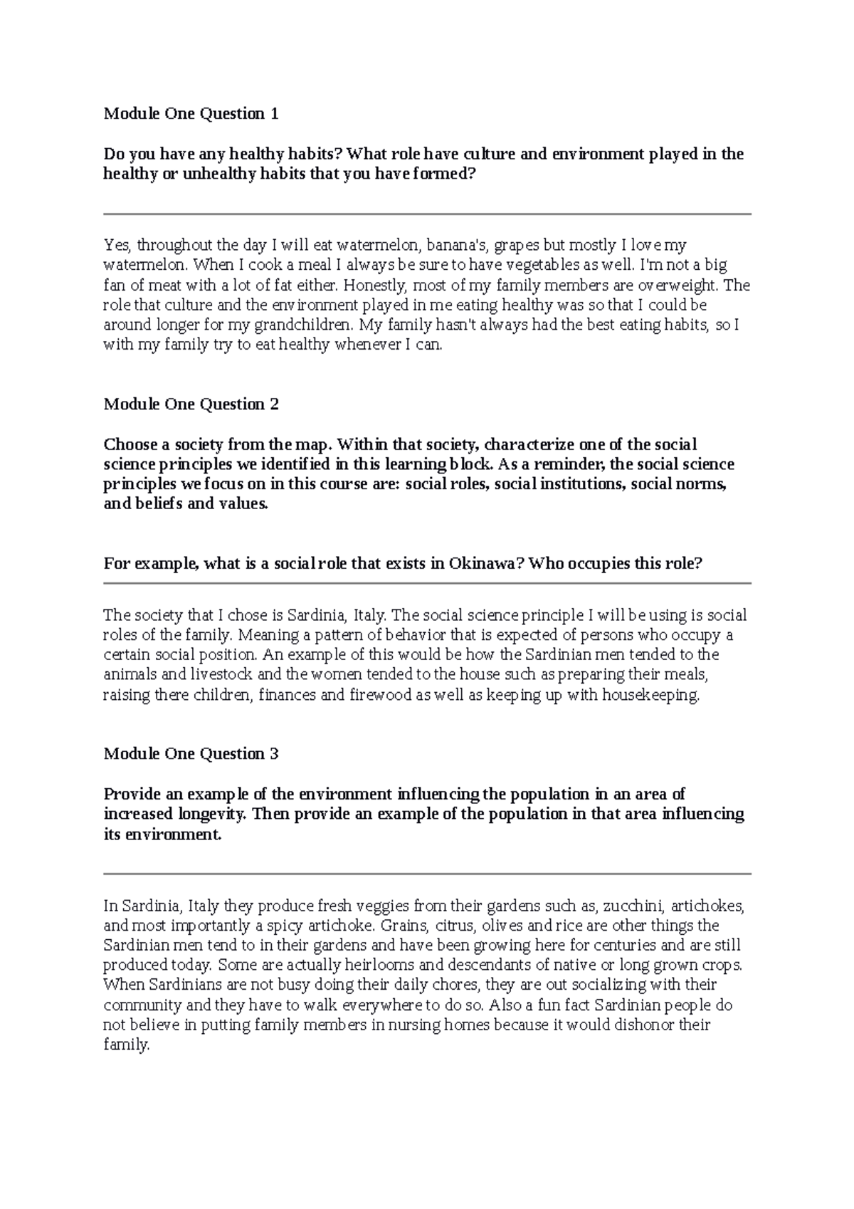 1-2 Short Responses - This is an assignment within the modules - Do you ...