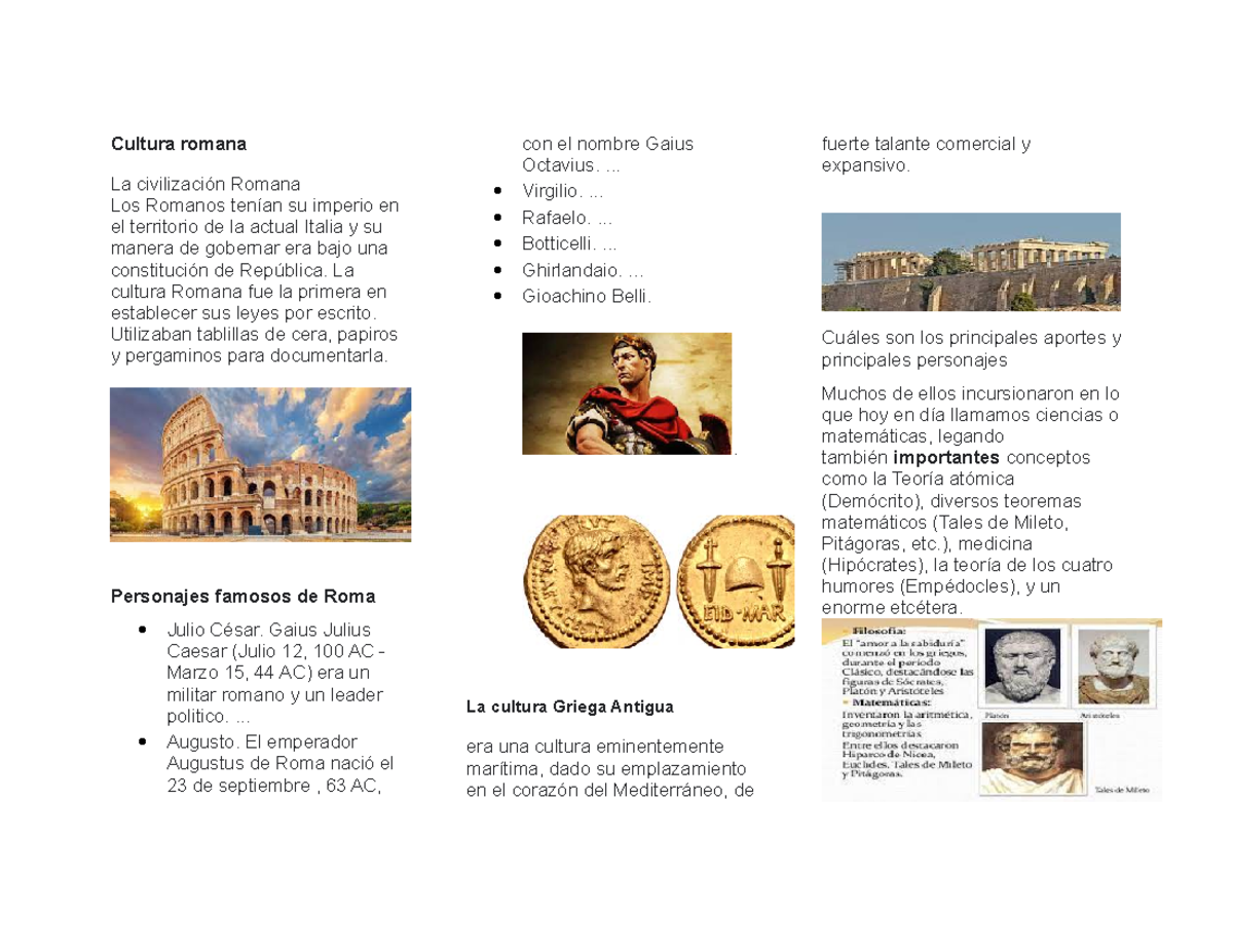 Cultura romana