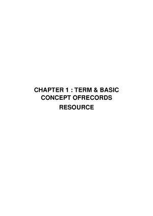 FILE Classifications - NOTES - 3 FILE CLASSIFICATION File ...
