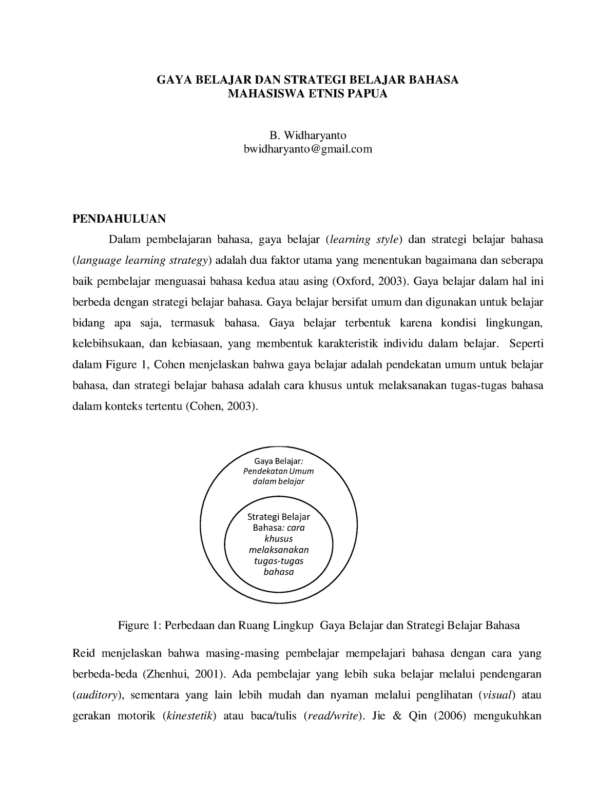 6529 B+Widharyanto+Gaya+Belajar+dan+Strategi+Belajar - GAYA BELAJAR DAN ...