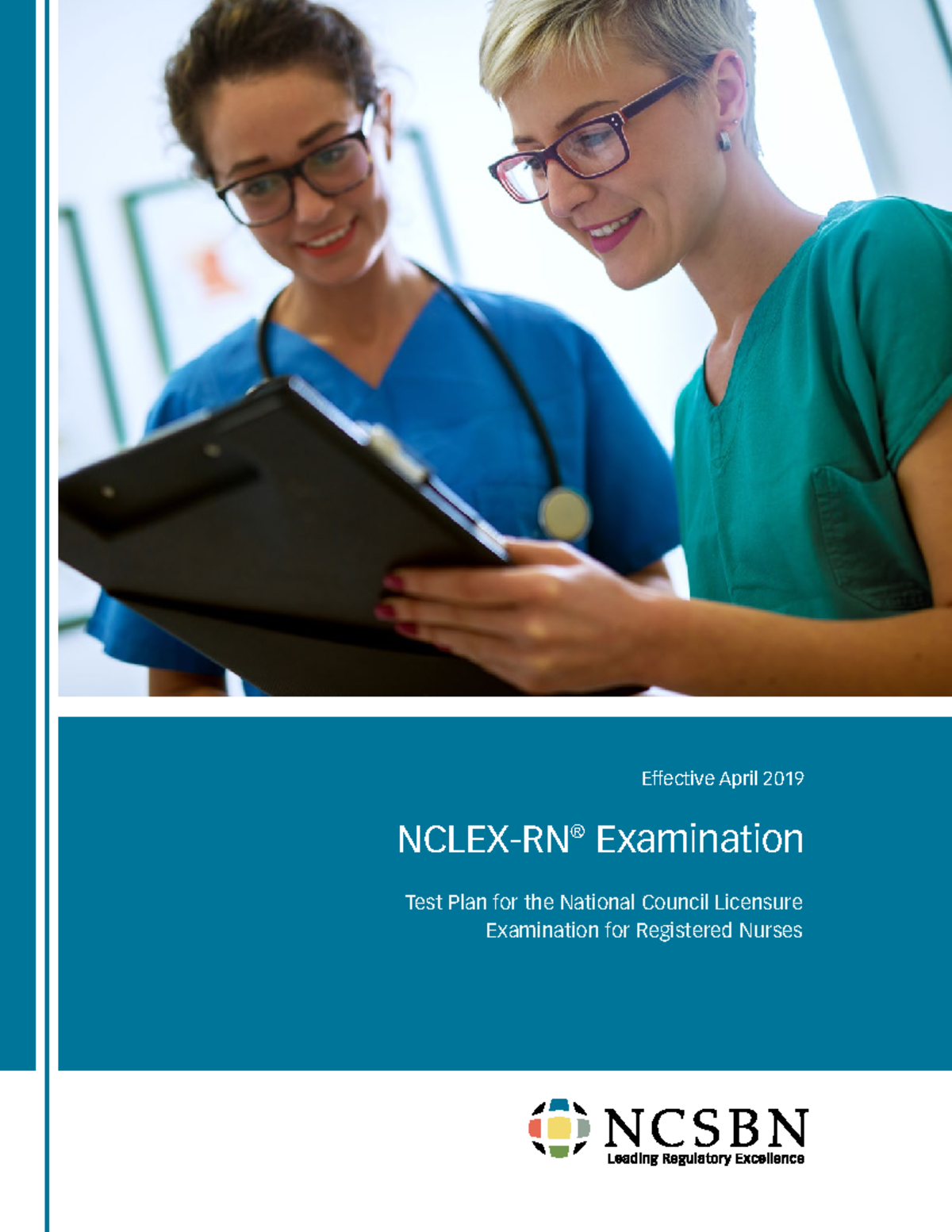 Ncsbn NclexRN Test Plan 2019 NCLEXRN ® Examination Test Plan for