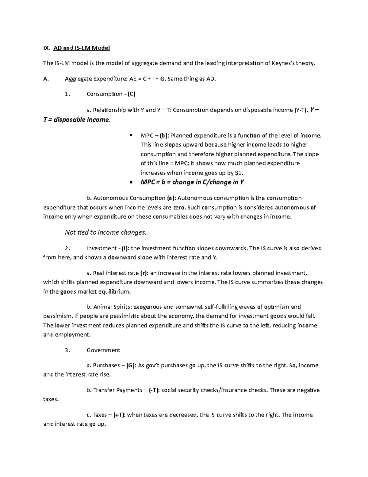 10 26 Lecture Notes Professor Muzzi Studocu