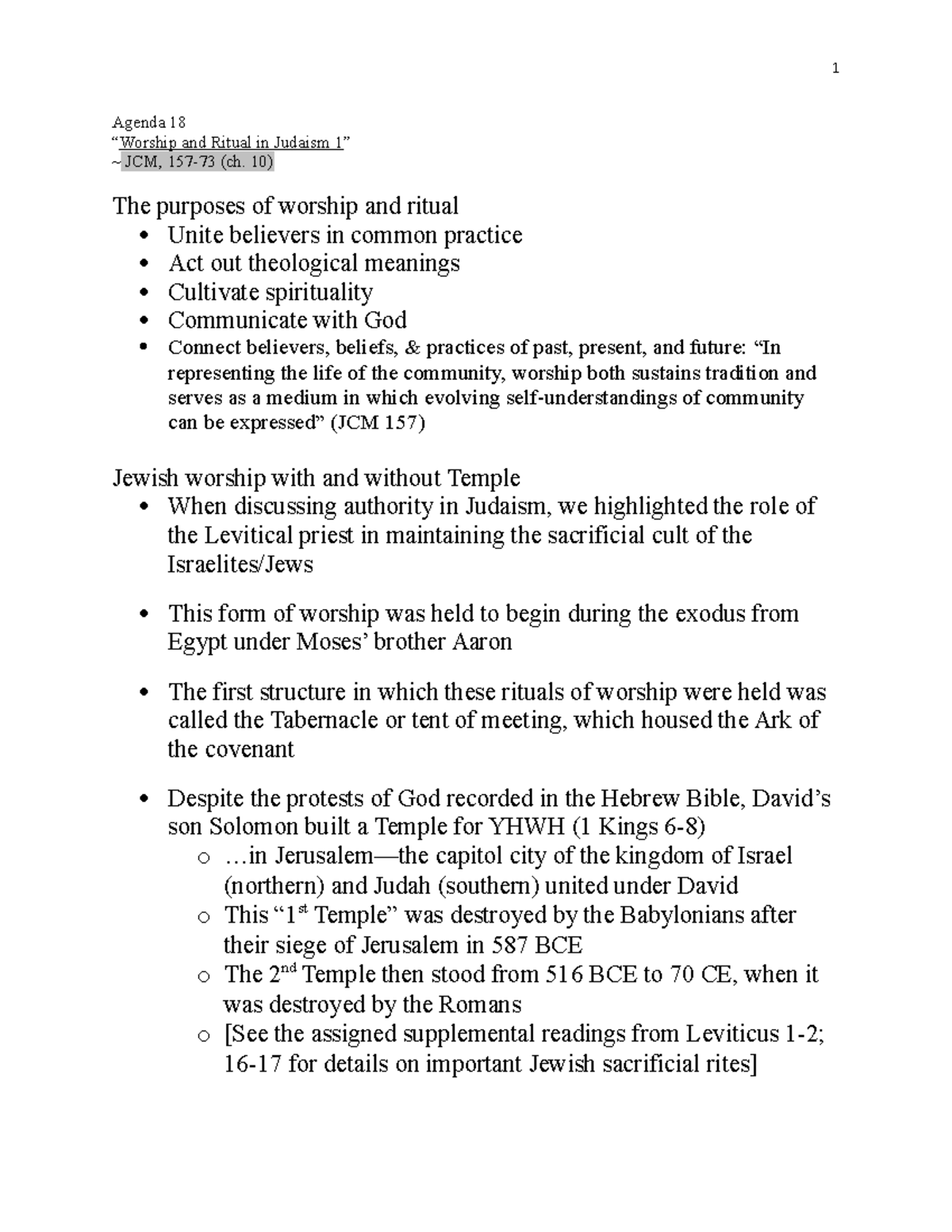 Agenda 18-Worship and Ritual in Judaism 1 - Deprecated API usage: The ...