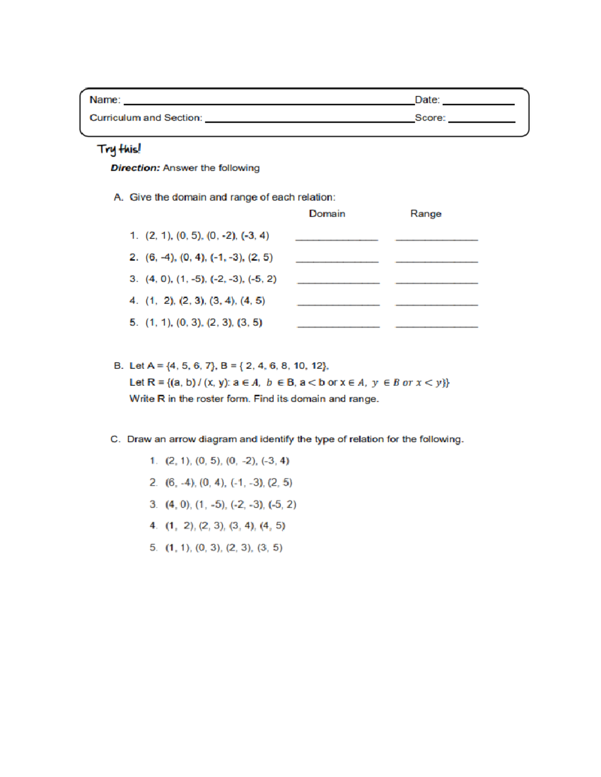 Activity 1 for Final Term - Bachelor of Science in Tourism Management ...