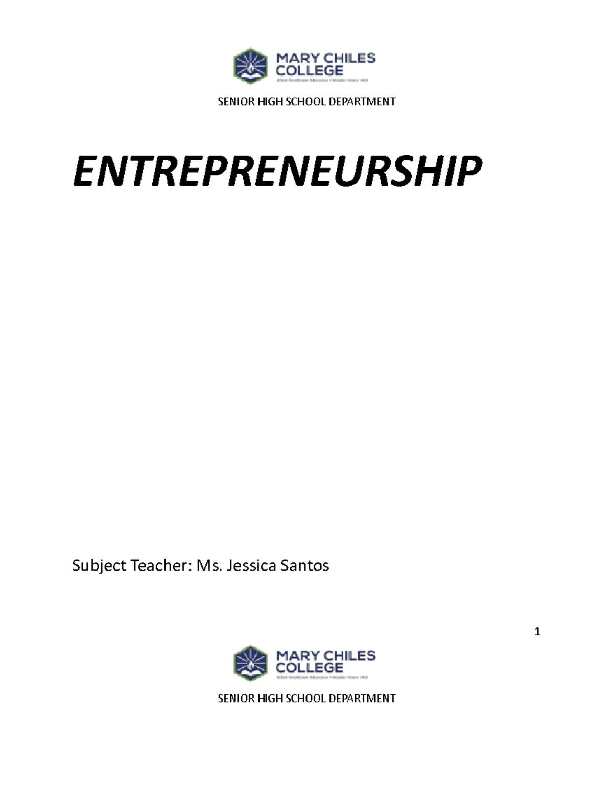 Entrep - Module 3 - lecture notes that will help you in the future. I ...