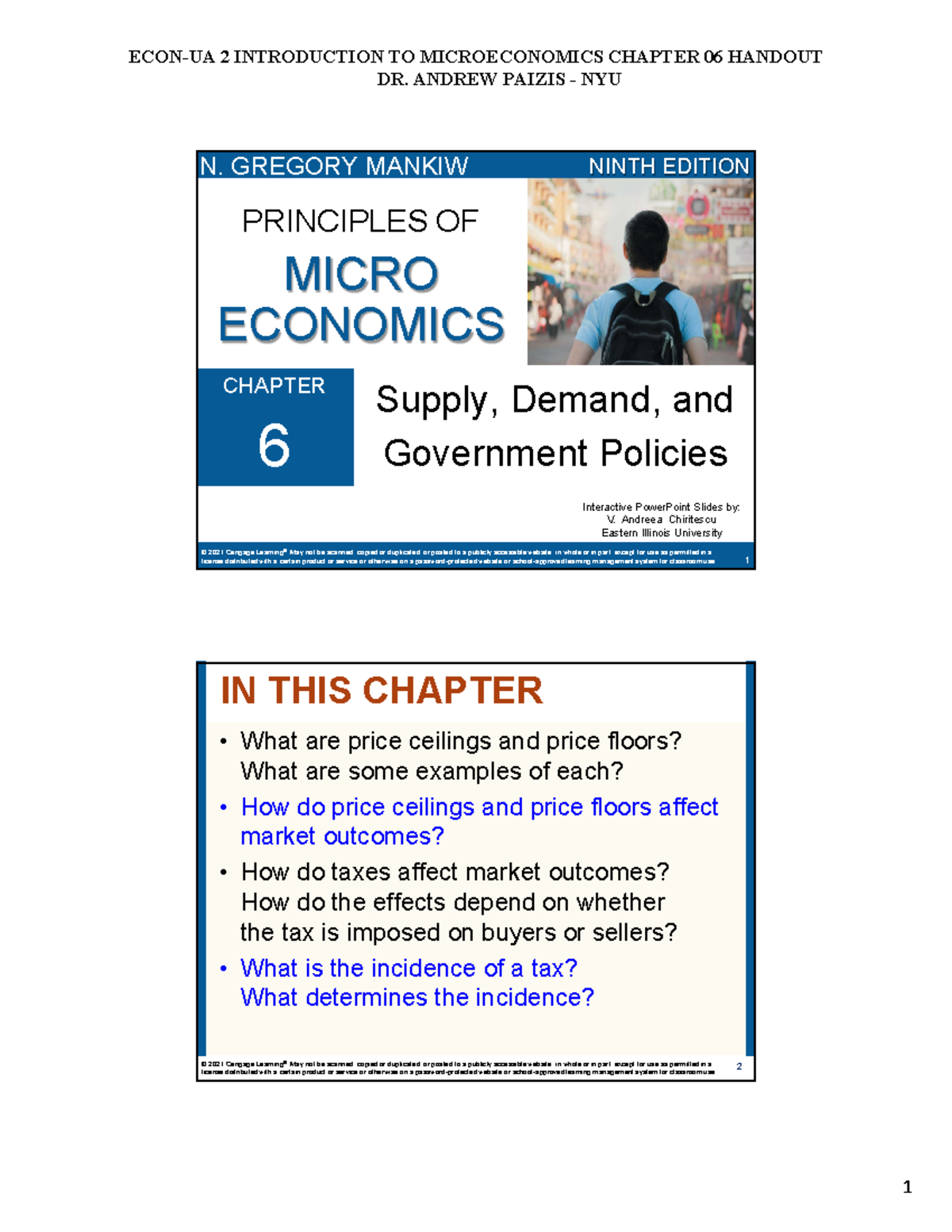 CH06 Supply Demand AND Government Policies-PDF - Interactive PowerPoint ...