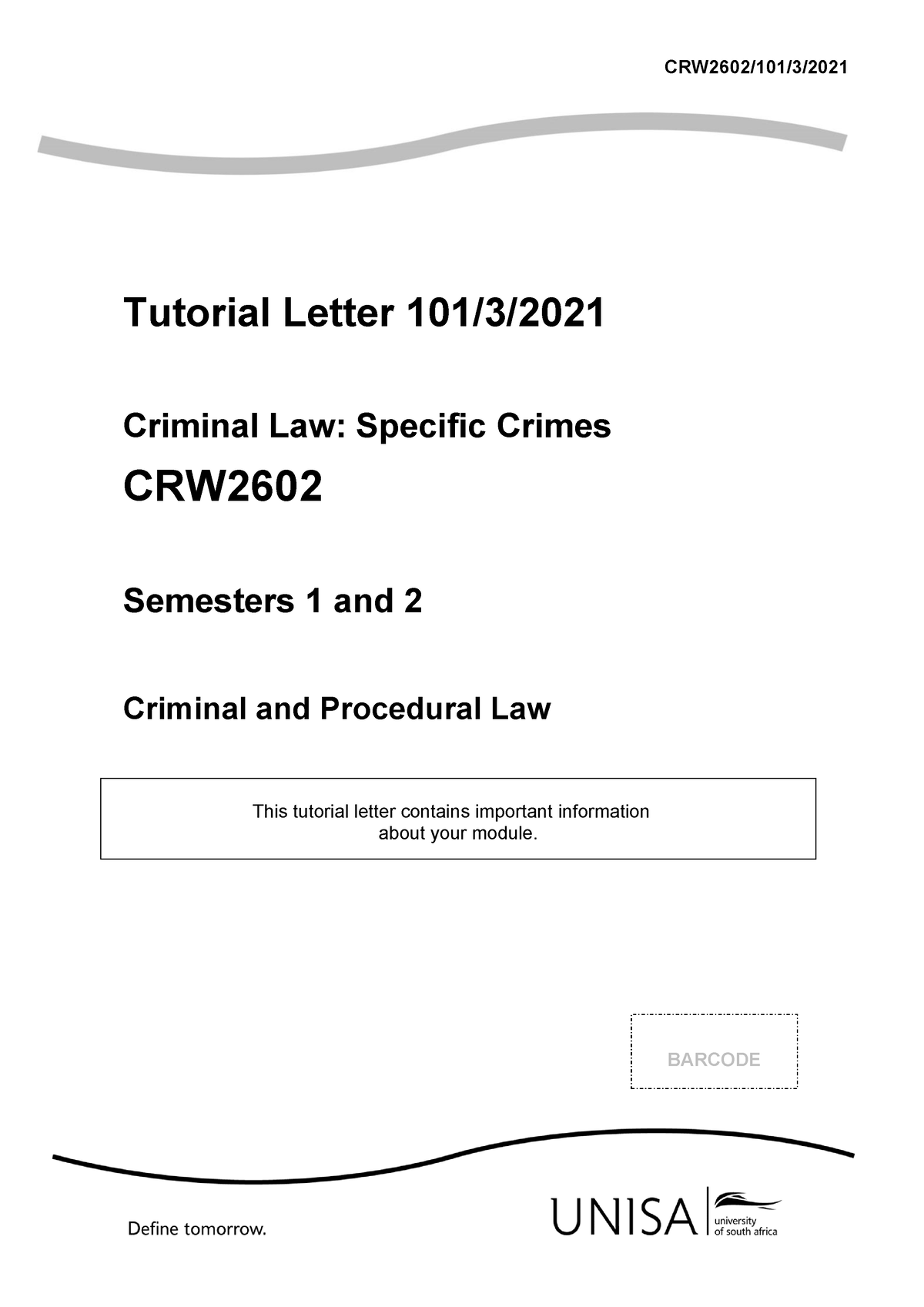 crw2602 assignment 1 2021 answers