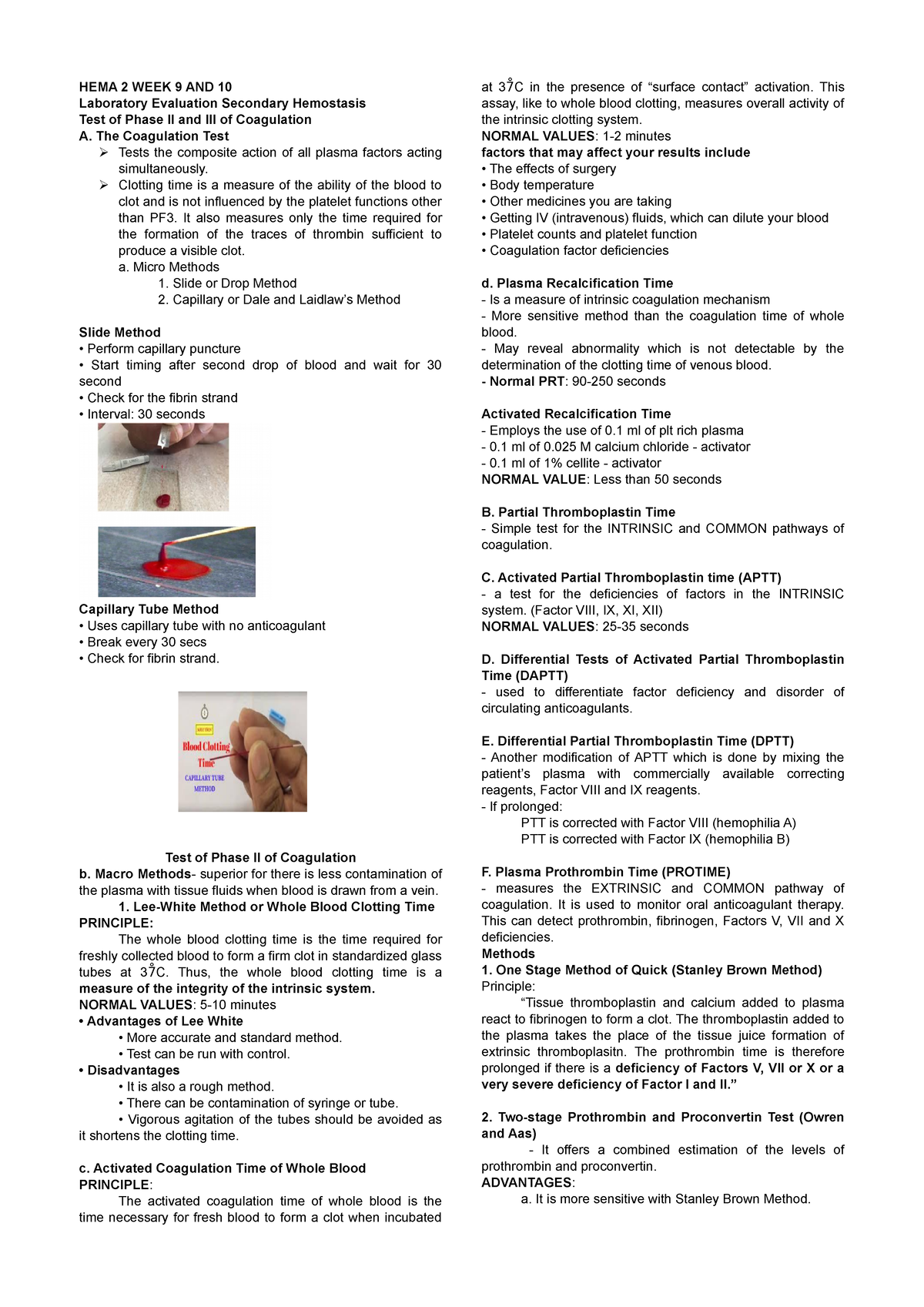 HEMA 2 WEEK 9 AND 10 Lecture notes 9 HEMA 2 WEEK 9 AND 10