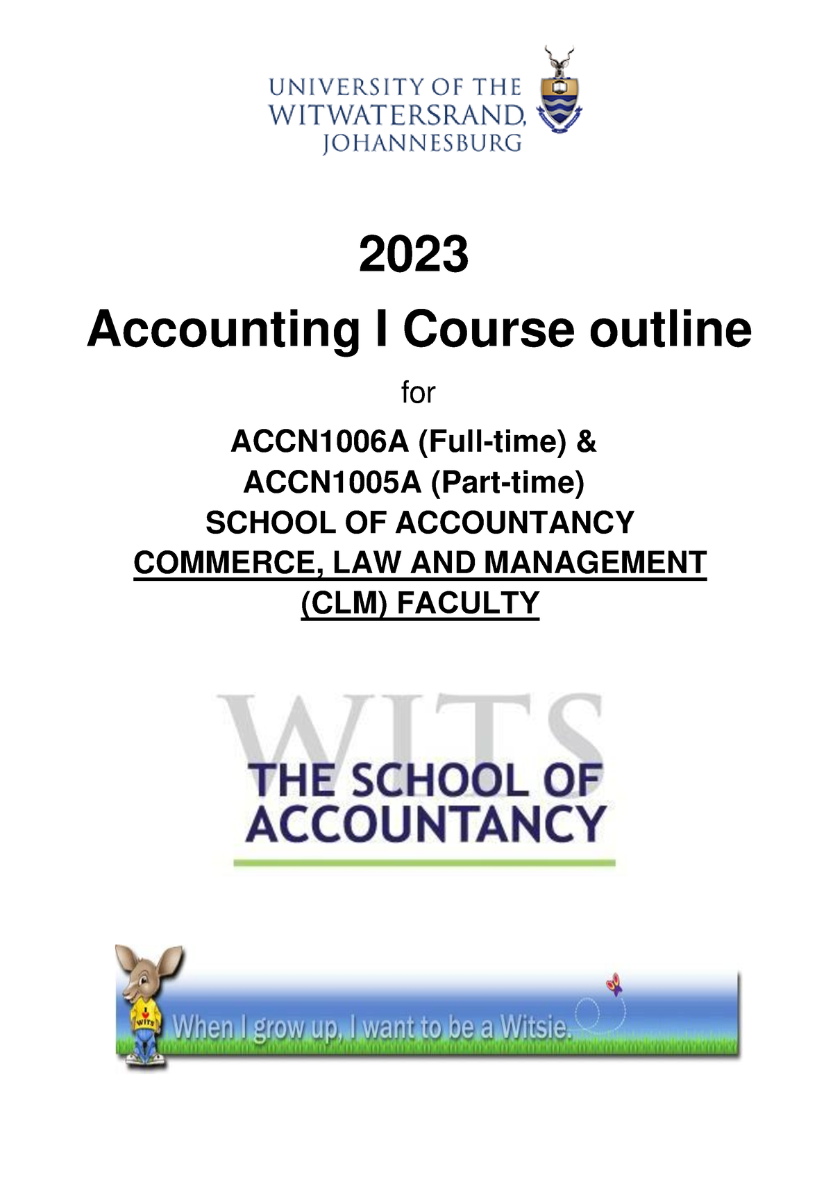 Accounting I Course Modules A To V 2023 - 2023 Accounting I Course ...