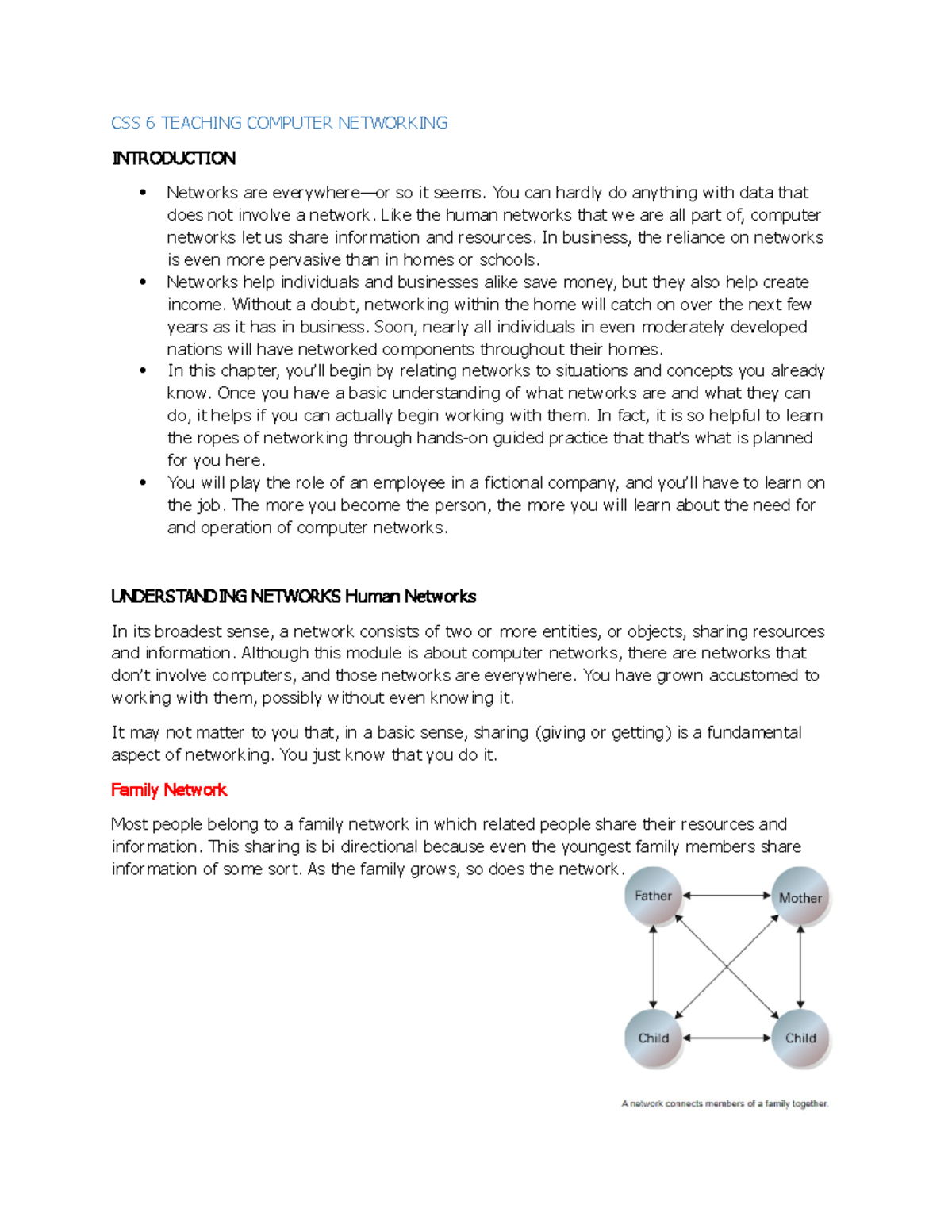 CSS 6 Teaching Computer Networking - CSS 6 TEACHING COMPUTER NETWORKING ...