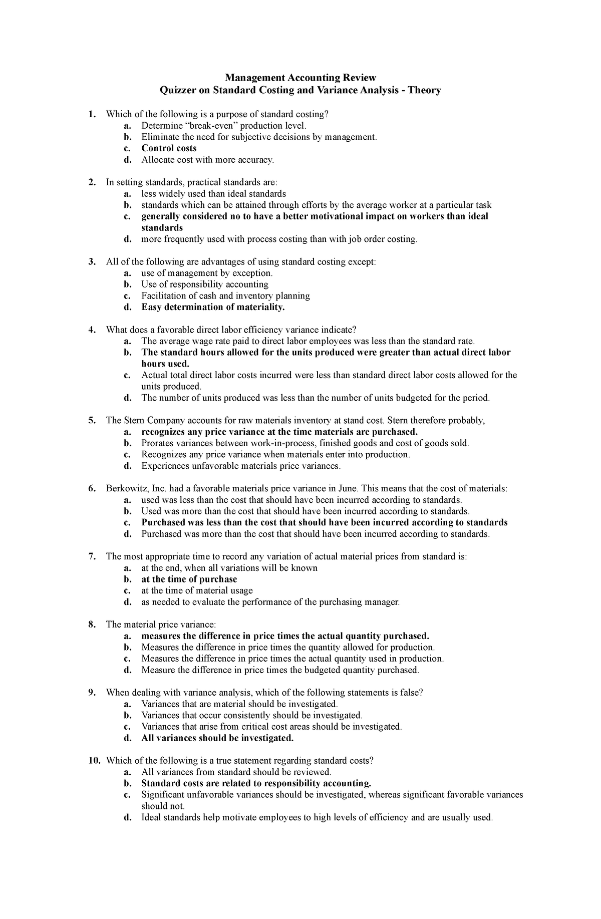 355431235 Theory Standard Costing And Variance Analysis Doc ...