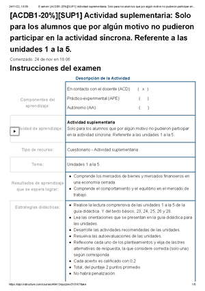 Examen [AAB01] Cuestionario 1 Retroalimenta Su Aprendizaje Dando ...