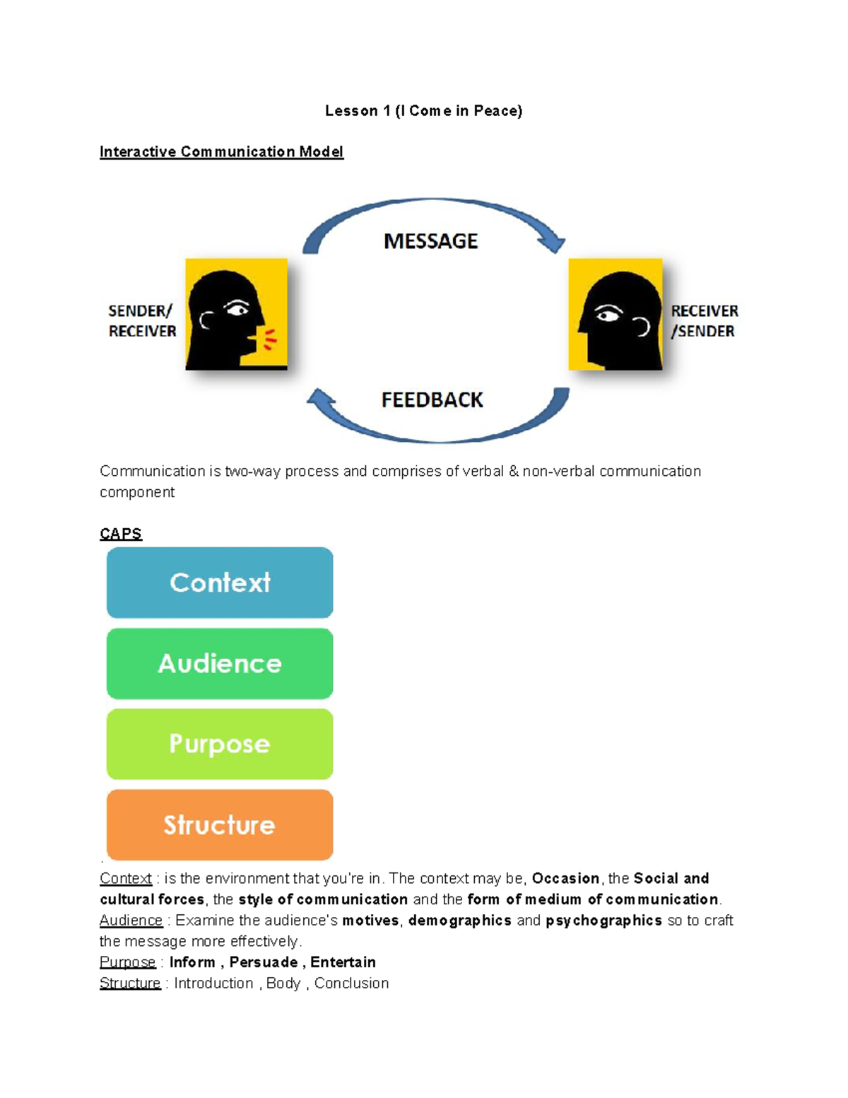 Communication in the Global Workplace exam notes - G107 - RP - Studocu