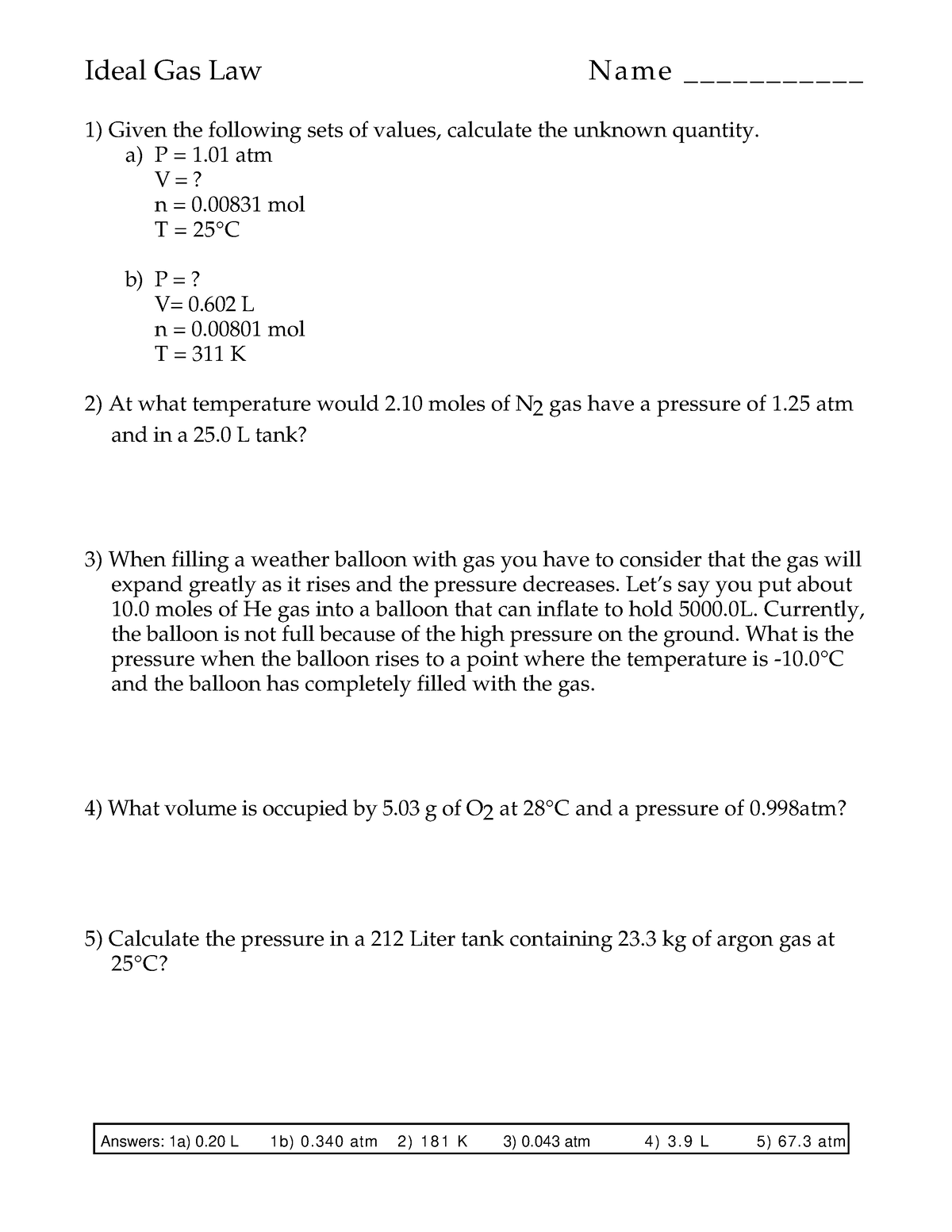 What Is Mean By Ideal Gas Law