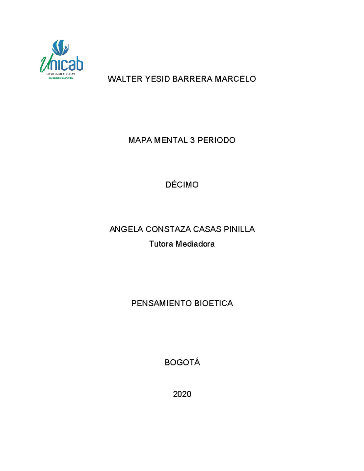 Mapa Mental Periodo Biolog A Celular Walter Yesid Barrera Marcelo Mapa Mental Periodo