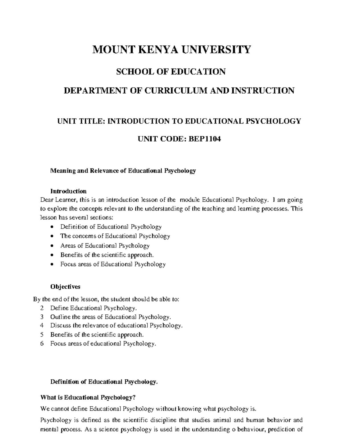 4032-bep-1104-introduction-to-educational-psychology-notes-mku-2