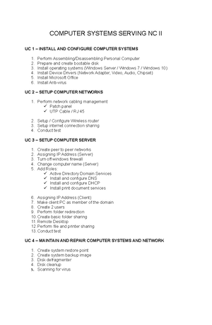 Q1 Module-6 CSS9 Final - QUARTER 1 MODULE 1 COMPUTER SYSTEMS SERVICING ...