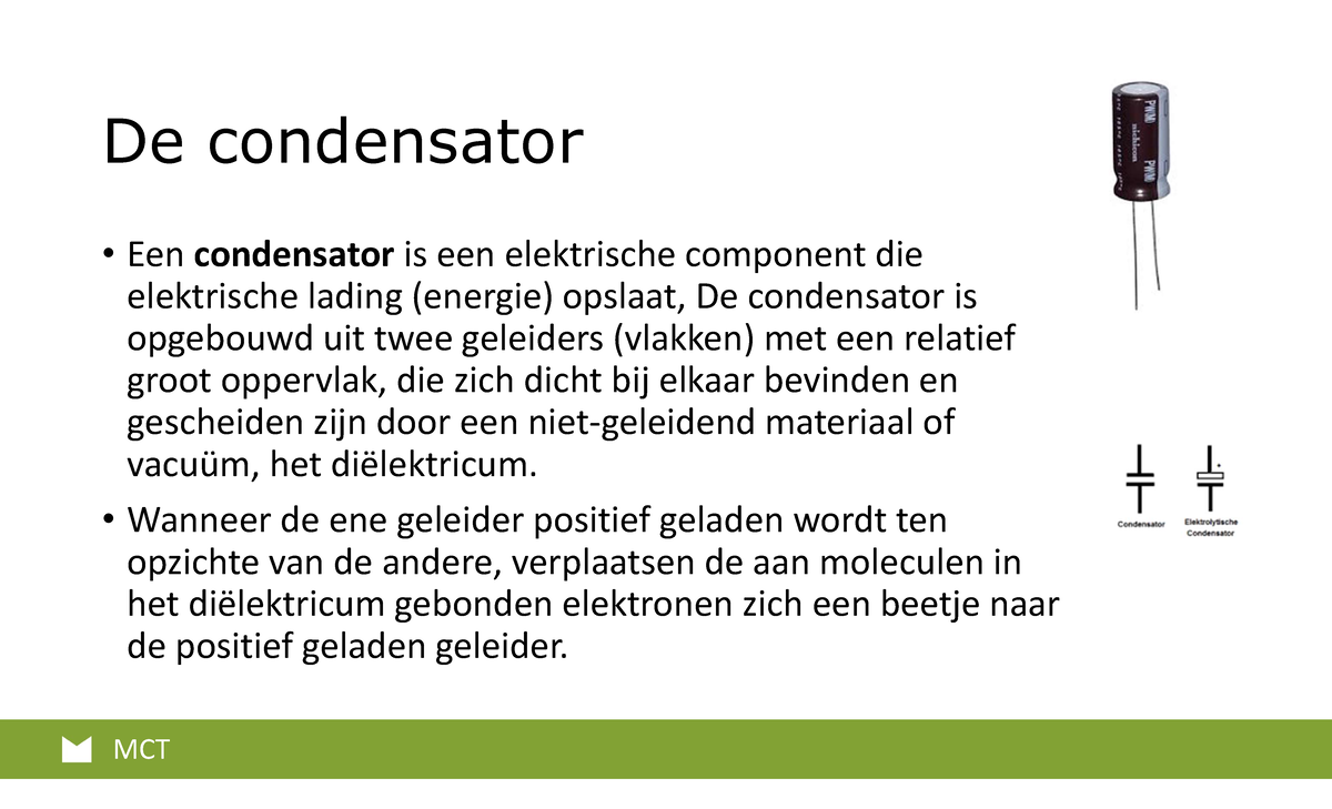 Prototyping Theorie Deel6 Condensator - De Condensator • Een ...