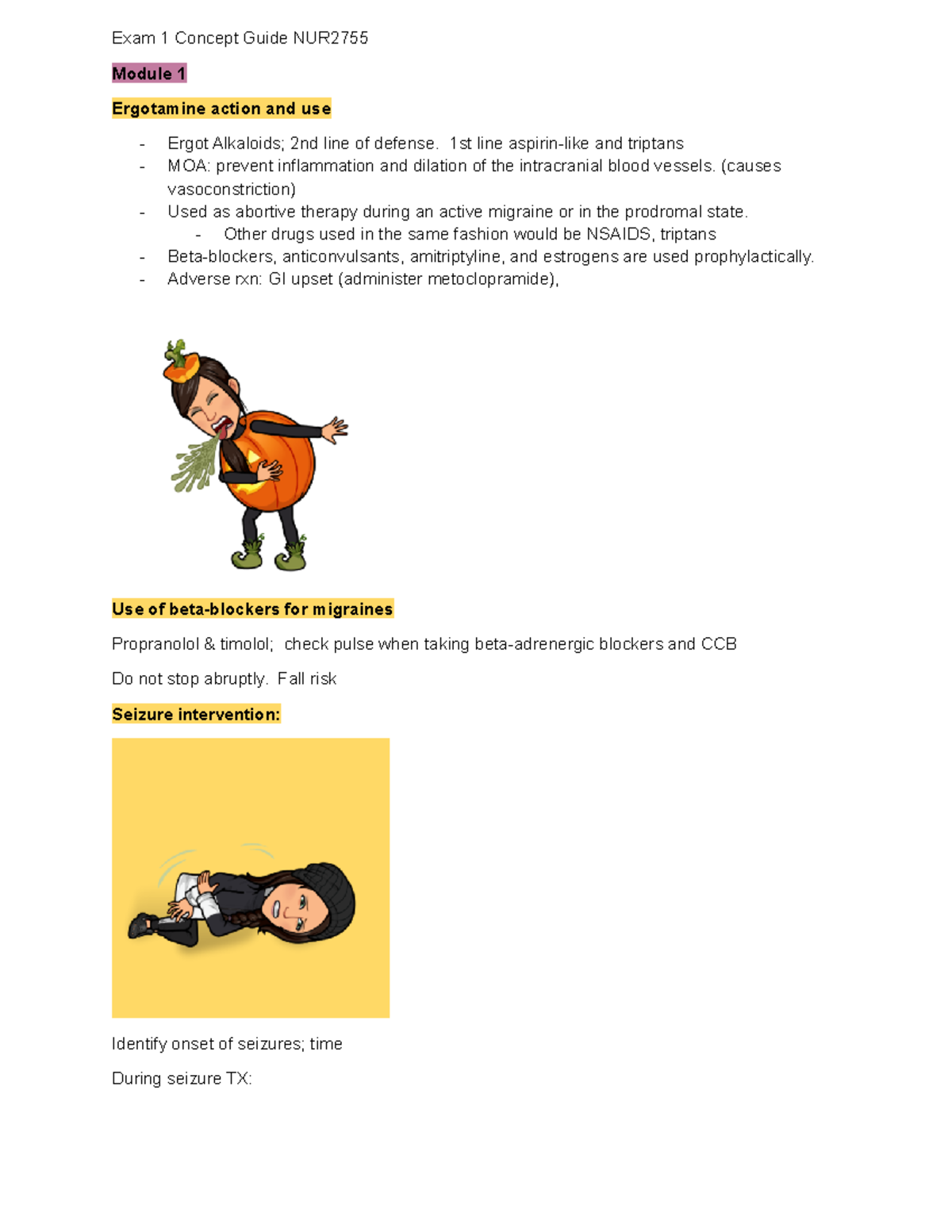Exam 1 Concept Guide NUR2755 - Exam 1 Concept Guide NUR Module 1 ...