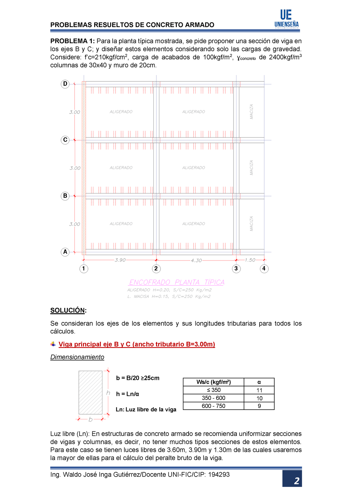 Problemas Resueltos DE Concreto Armado 1 - Warning: TT: Undefined ...