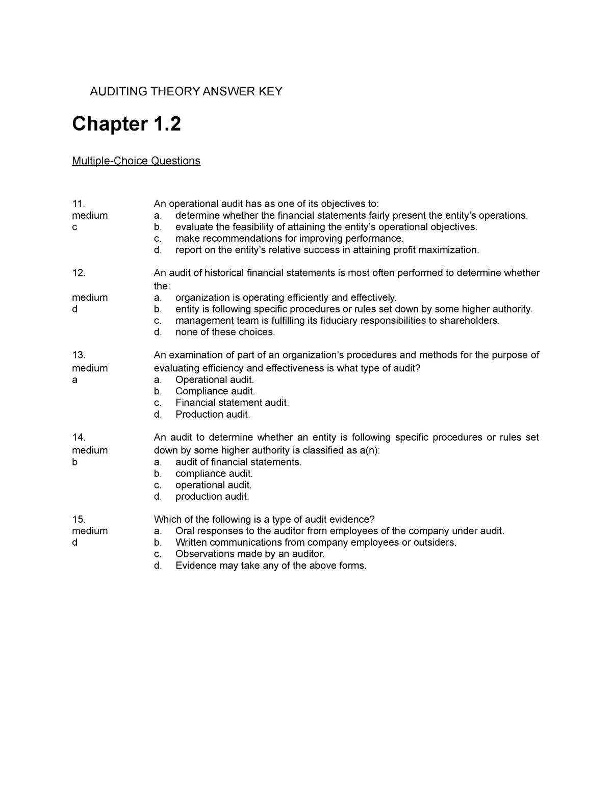 auditing-theory-answer-key-5-auditing-theory-answer-key-chapter-1-multiple-choice-questions