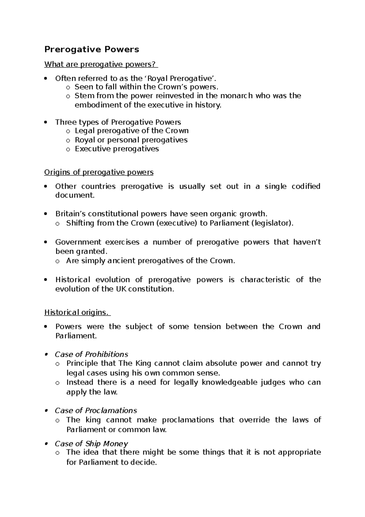 4-prerogative-powers-lecture-notes-4-prerogative-powers-what-are