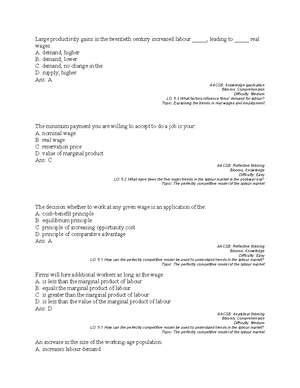 Week 5 Tutorial Questions and Answers - 1 What are two major factors ...