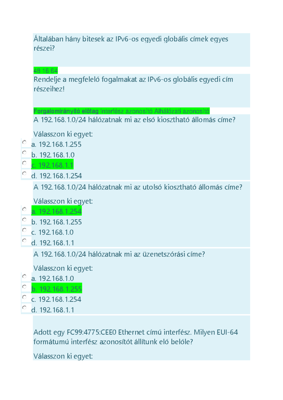 400385932 halozat teszt kerdesek 8 11 fejezet converted pdf - Általában ...