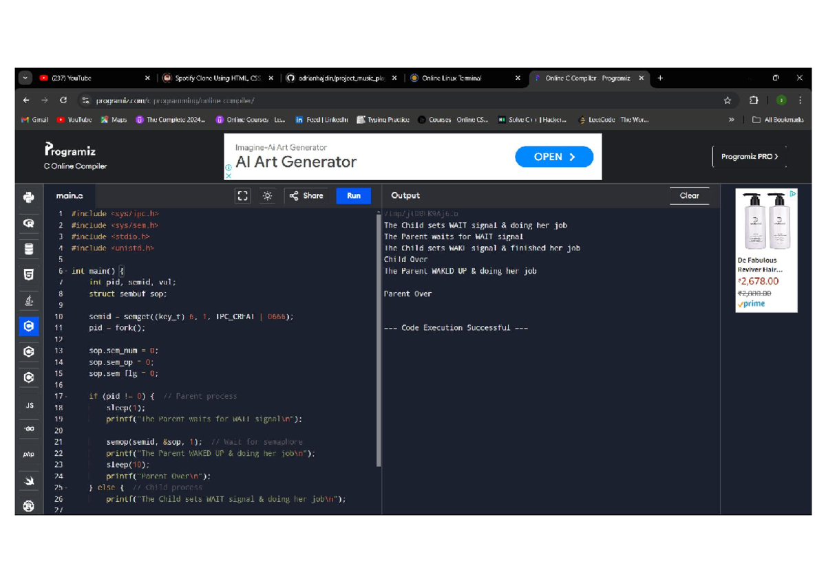 Screenshot 2024-09-06 095846 - (237) YouTube x Spotify Clone Using HTML ...
