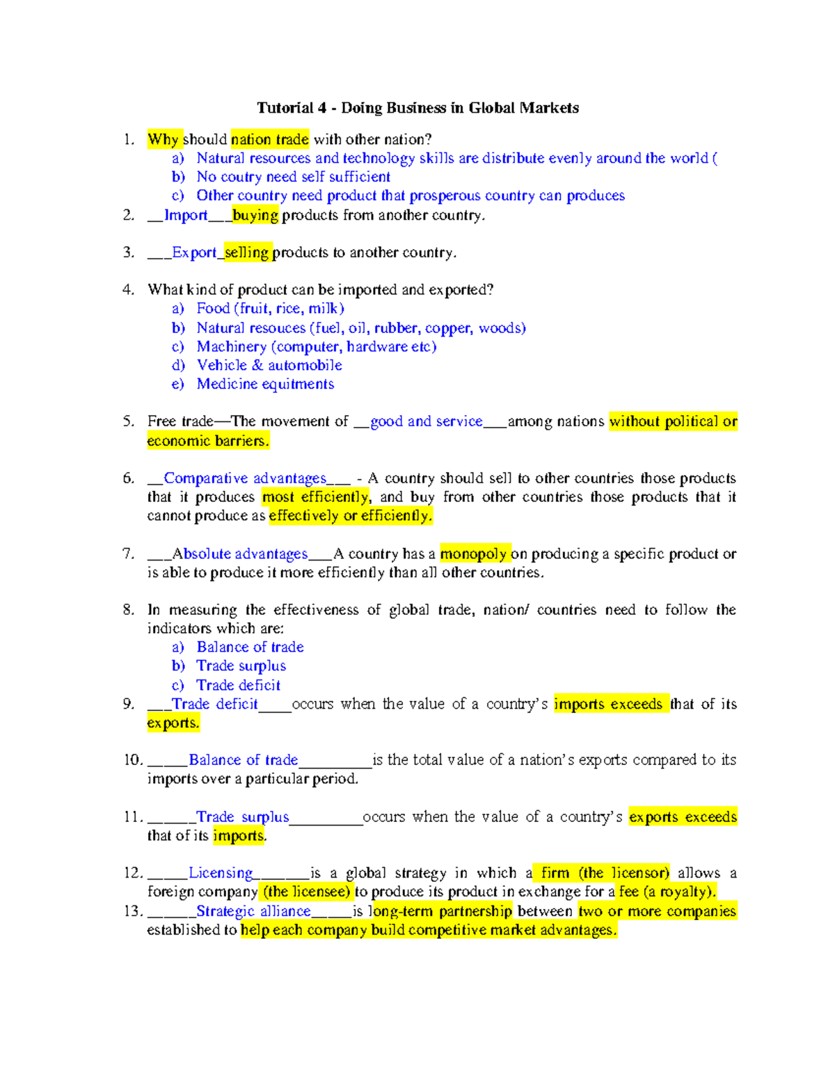 Tutorial 4 ans - Statistic - Studocu