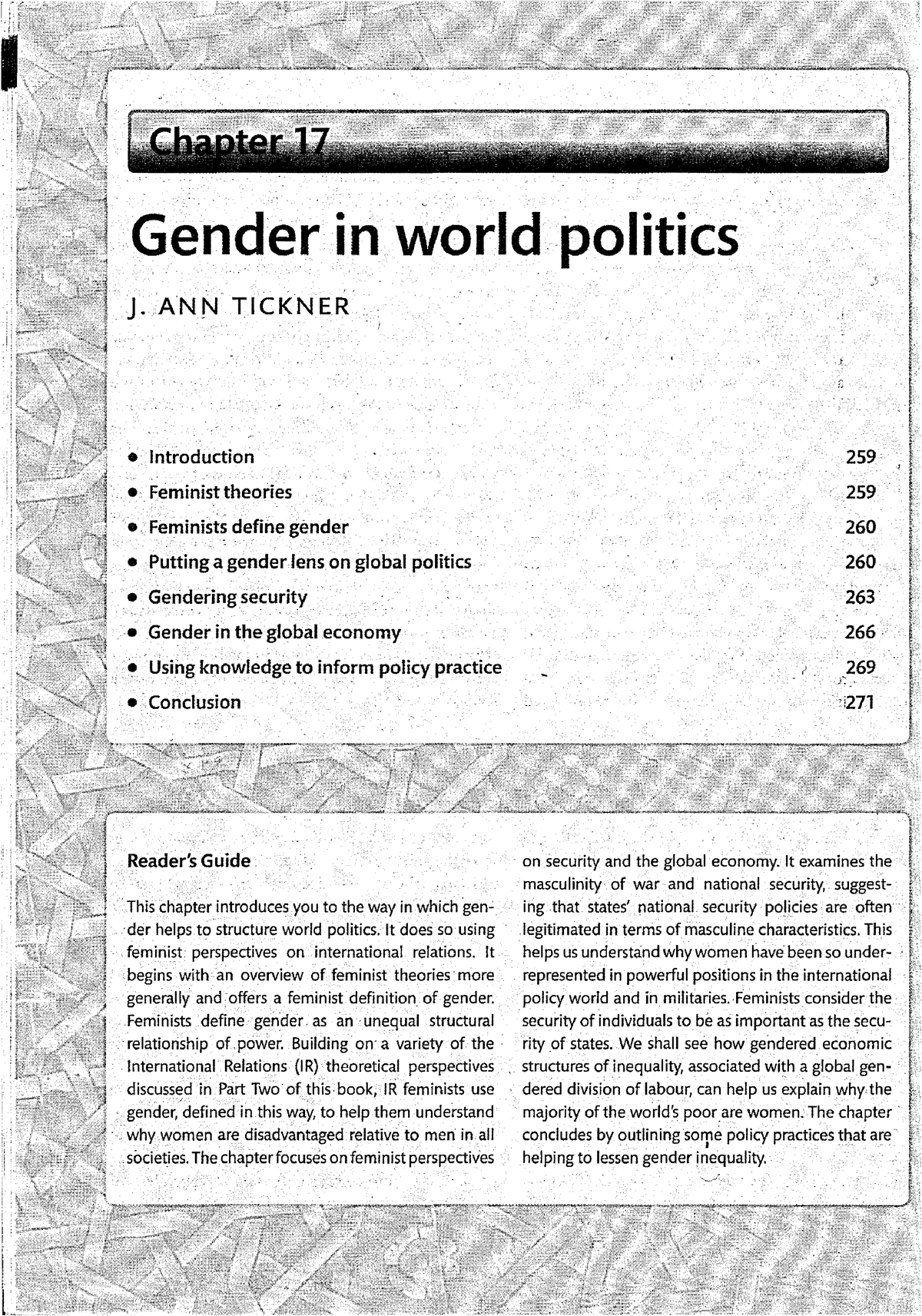 research paper gender politics