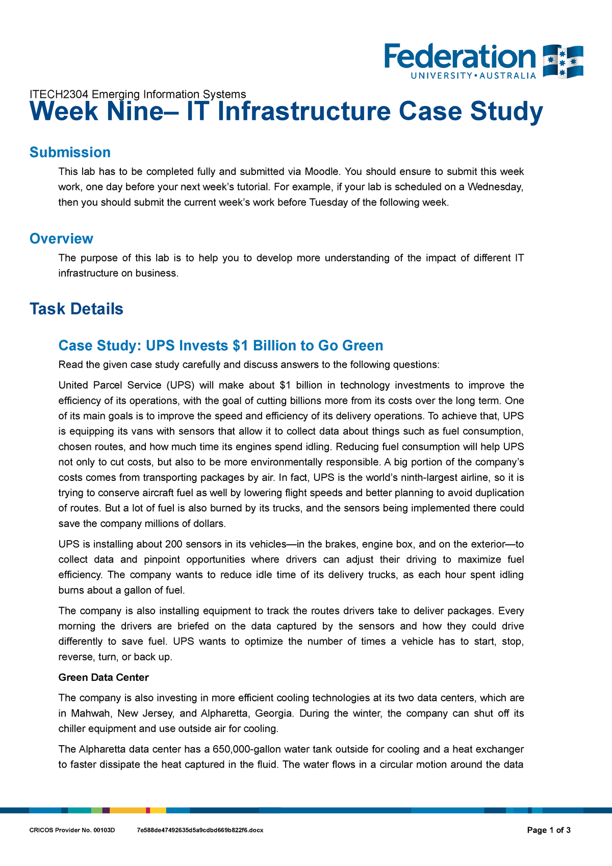 it related case study