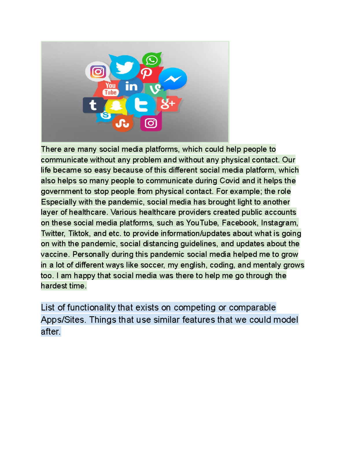 Lecture 3 HW - Assignments #3. - There Are Many Social Media Platforms ...